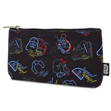 Load image into Gallery viewer, Star Wars Zipper Pouch Neon Nylon AOP Loungefly