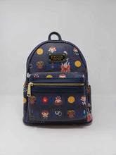 Load image into Gallery viewer, Stranger Things Mini Backpack and Cardholder Set Forest AOP Loungefly