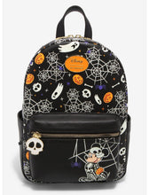 Load image into Gallery viewer, Disney Mini Backpack Skeleton Mickey Halloween GITD Her Universe