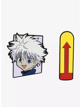 Load image into Gallery viewer, Hunter X Hunter Enamel Pin Set Killua Skateboard Just Funky