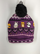 Load image into Gallery viewer, Knife Animals Fair Isle Pom Beanie