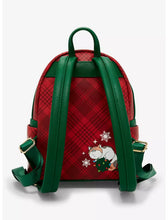 Load image into Gallery viewer, Disney Mini Backpack Big Hero 6 Baymax Holiday Plaid Light-Up Loungefly