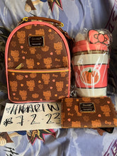 Load image into Gallery viewer, Sanrio Mini Backpack, Crossbody, & Wallet Set Hello Kitty Pumpkin Spice Loungefly