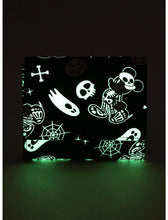 Load image into Gallery viewer, Disney Wallet Mickey Mouse Halloween Skeleton Glow-In-The-Dark