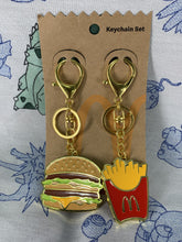 Load image into Gallery viewer, McDonald's Big Mac & Fries Keychain Set