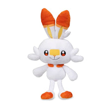 Load image into Gallery viewer, Pokemon Plush Scorbunny Poke Plush 11in 2019 Pokemon Center
