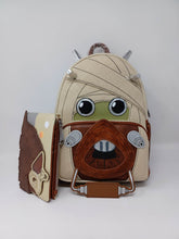 Load image into Gallery viewer, Star Wars Mini Backpack Wallet Set Tusken Raider Loungefly
