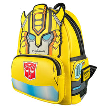 Load image into Gallery viewer, Transformers Mini Backpack Bumble Bee GITD Loungefly
