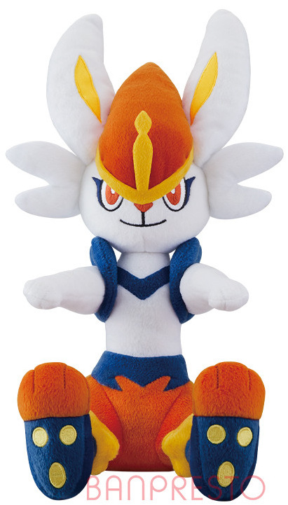 Pokemon Plush Cinderace Tsuretette 2021 Banpresto