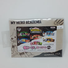 Load image into Gallery viewer, My Hero Academia Mystery Pack Famous Scene Clear Cards &amp; Frame ~WHITE OR BLACK!~ Ichiban Kuji Banpresto
