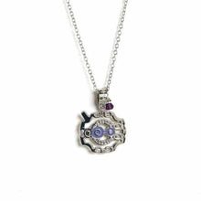 Load image into Gallery viewer, Digimon Adventure Necklace Digivice Izumi &quot;Izzy&quot; Koshiro and Tentomon Anahita Stones
