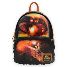 Load image into Gallery viewer, Lord of the Rings Mini Backpack Mordor Balrog GITD Loungefly

