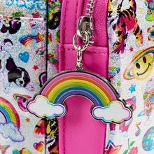 Load image into Gallery viewer, Lisa Frank Mini Backpack Iridescent AOP Loungefly
