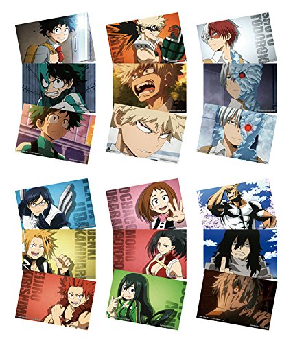 My Hero Academia Mystery Pack Famous Scene Clear Cards & Frame ~WHITE OR BLACK!~ Ichiban Kuji Banpresto