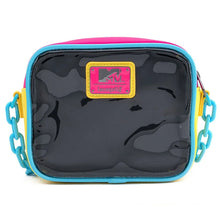 Load image into Gallery viewer, MTV Crossbody Clear &amp; Neon Loungefly
