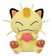 Pokemon Plush Meowth MoguMogu Time Small 2019 Banpresto