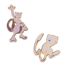Load image into Gallery viewer, Pokemon Enamel Pin Set Mewtwo and Mew Pokemon Center
