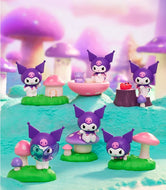 Moetch Blind Box Figures Kuromi Mushroom Garden Series Rement