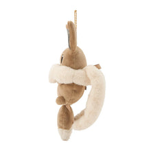 Load image into Gallery viewer, Pokemon Plush Keychain Penny's Button Eevee Backpack Pokemon Center
