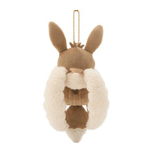 Load image into Gallery viewer, Pokemon Plush Keychain Penny's Button Eevee Backpack Pokemon Center
