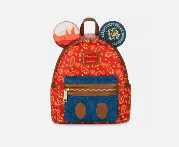 Disney Parks Mini Backpack Mickey Mouse Thunder Mountain Railroad Loungefly