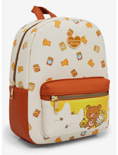 Load image into Gallery viewer, Sanrio Mini Backpack Rilakkuma Honey Bioworld
