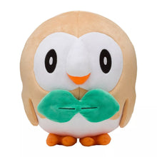 Load image into Gallery viewer, Pokemon Plush Rowlet Life Size Poke Plush 2022 Pokemon Center
