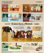 Load image into Gallery viewer, Peanuts Blind Box Snoopy Collection of Words Re-Ment
