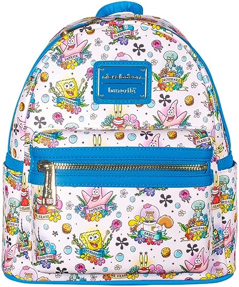 Spongebob Mini Backpack Tattoo AOP Loungefly