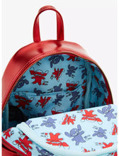 Load image into Gallery viewer, Public Domain Literary Horror Books Mini Backpack Edgar Allan Poe Loungefly

