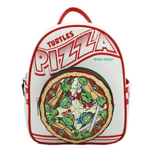 Load image into Gallery viewer, TMNT Mini Backpack Oven Fresh Pizza Box Bioworld
