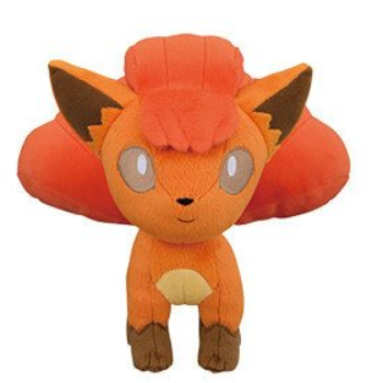 Pokemon Plush Vulpix Dekkai 2017 Banpresto