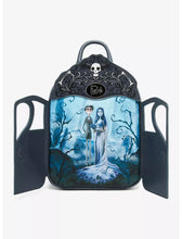 Load image into Gallery viewer, Corpse Bride Mini Backpack Magnetic Gate Scene
