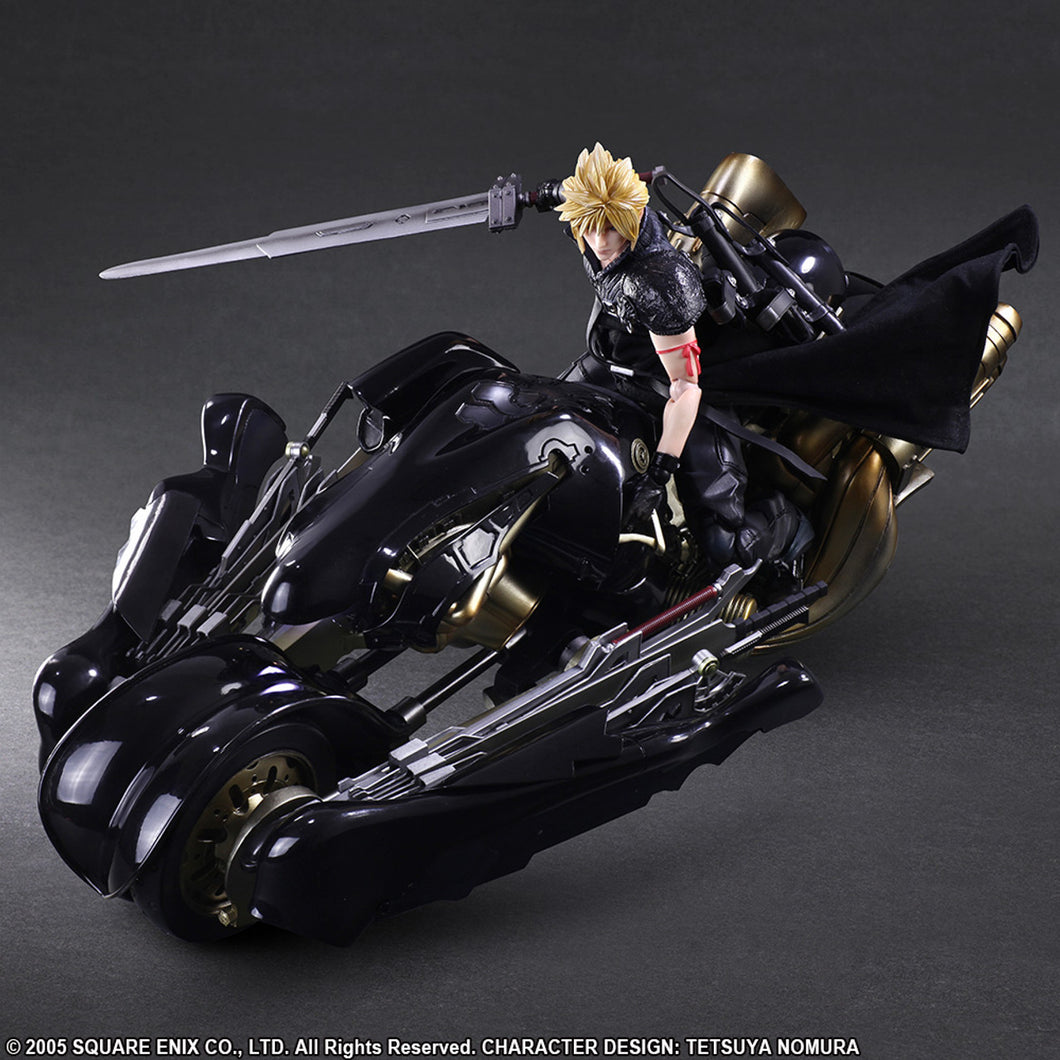 Final Fantasy VII Figure Cloud Strife and Fenrir Play Arts Kai