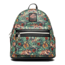 Load image into Gallery viewer, Jurassic Park Mini Backpack Dinosaur Jungle AOP Loungefly
