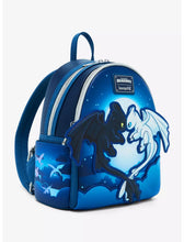 Load image into Gallery viewer, DreamWorks Mini Backpack Toothless &amp; Light Fury Night Sky How to Train Your Dragon Loungefly
