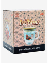 Load image into Gallery viewer, Inuyahsa Glass Mug 13oz With Lid
