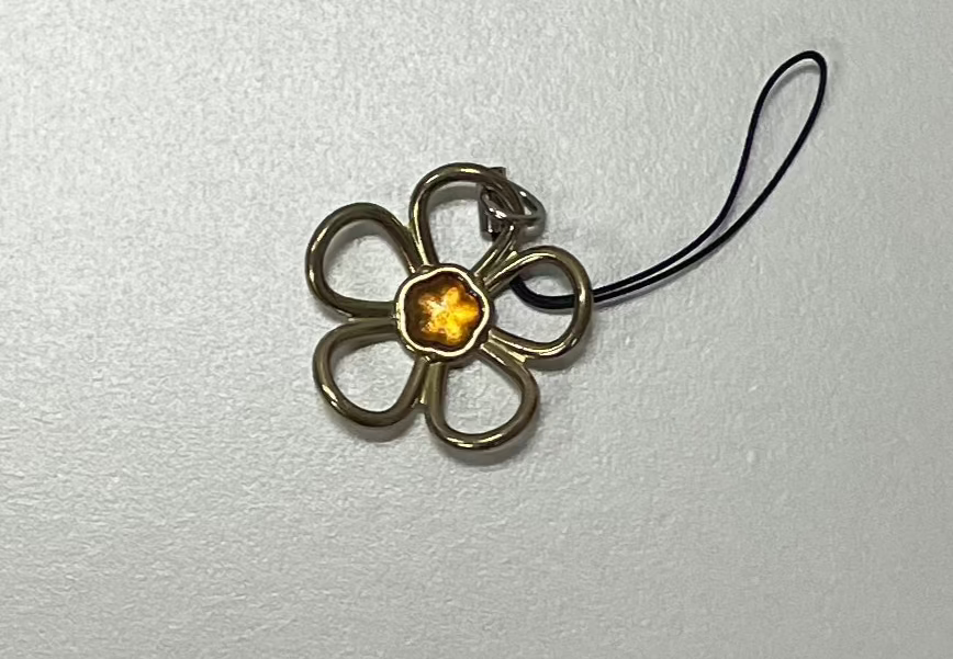 Puella Magi Madoka Magica Keychain Mami Flower Charm