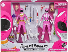 Load image into Gallery viewer, Mighty Morphin Power Rangers Lightning Collection Pink Ranger &amp; Zeo Pink Ranger 6" Articulated Action Figure Set
