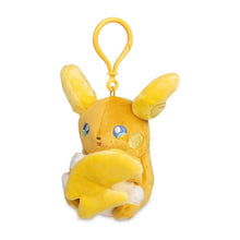 Load image into Gallery viewer, Pokemon Plush Keychain Raichu &amp; Alolan Raichu Parallel Pairs Two-Plush Key Chain - Pokemon Center US
