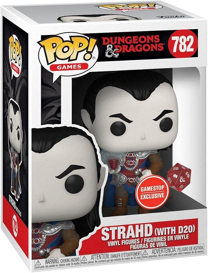 Dungeons & Dragons Figure Strahd With D20 Pop! Games 782 Funko