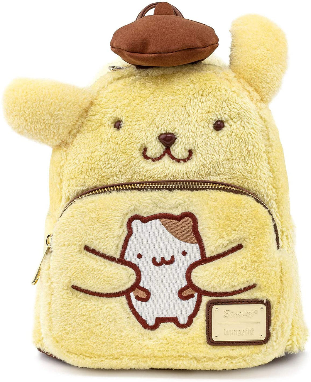 Loungefly Sanrio Pompompurin Plush Mini Backpack