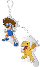 Load image into Gallery viewer, Digimon Adventure Changing Lenticular Acrylic Keychain Brujula
