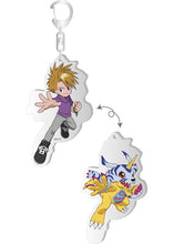 Load image into Gallery viewer, Digimon Adventure Changing Lenticular Acrylic Keychain Brujula
