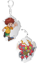 Load image into Gallery viewer, Digimon Adventure Changing Lenticular Acrylic Keychain Brujula
