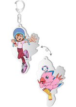 Load image into Gallery viewer, Digimon Adventure Changing Lenticular Acrylic Keychain Brujula
