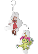 Load image into Gallery viewer, Digimon Adventure Changing Lenticular Acrylic Keychain Brujula
