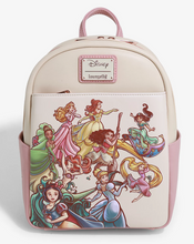 Load image into Gallery viewer, Disney Mini Backpack Princess Sketch Loungefly
