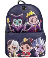 Disney Loungefly Villains Chibi Mini Backpack and Wallet Set - Exclusive