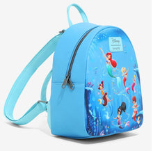 Load image into Gallery viewer, Disney Mini Backpack The Little Mermaid Ariel &amp; Sisters Loungefly
